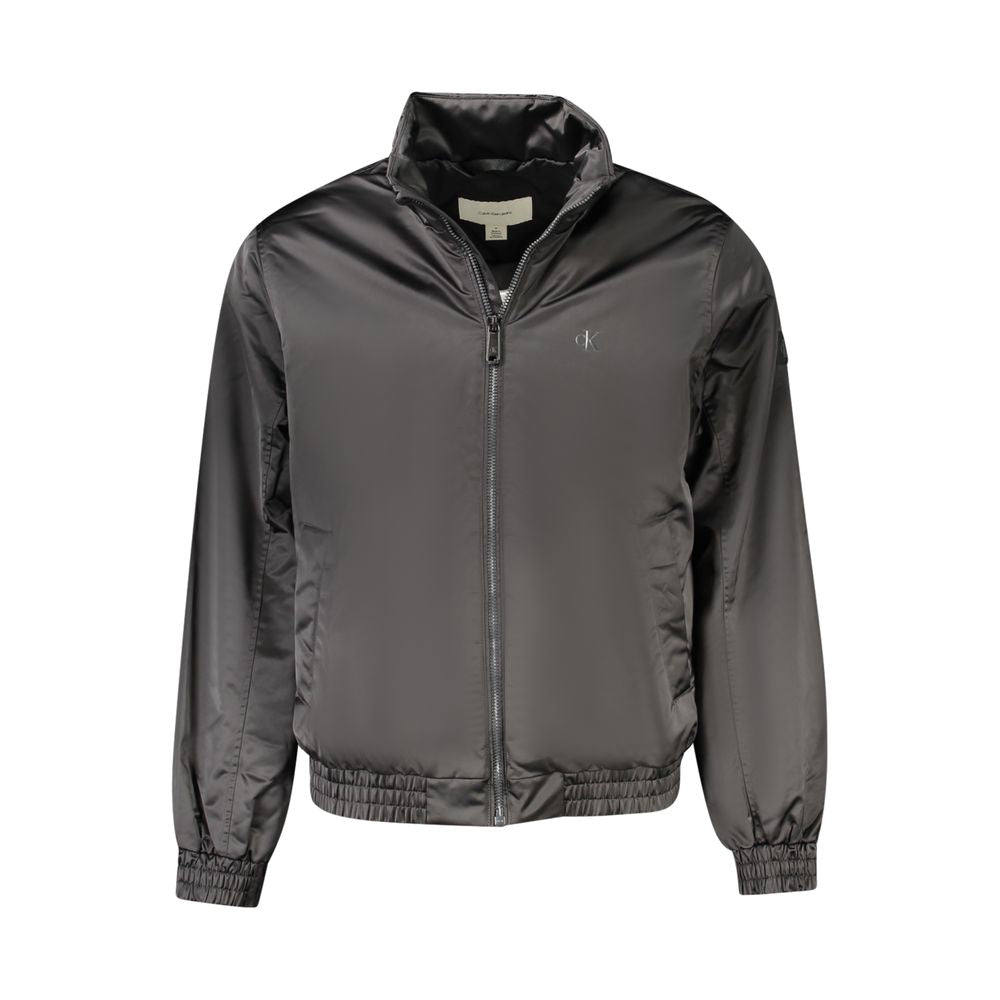 Calvin Klein Schwarze Herrenjacke aus Polyester