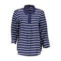 Gant Damen-Poloshirt aus blauer Viskose