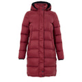 Moose Knuckles Bordeaux Baumwolljacke in voller Länge