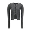 Amiri Schwarzer Cardigan aus Viskose