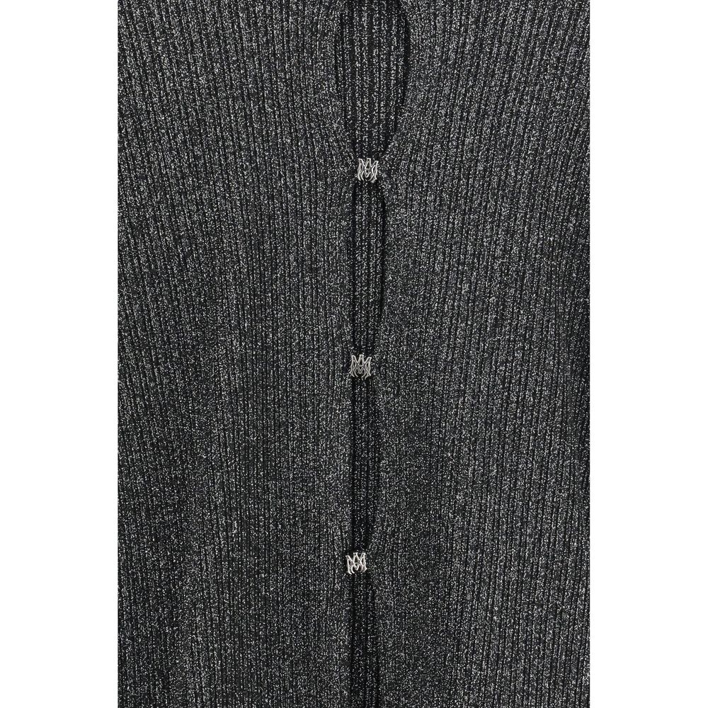 Amiri Schwarzer Cardigan aus Viskose