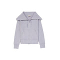 Herno Lila Baumwollstrickjacke
