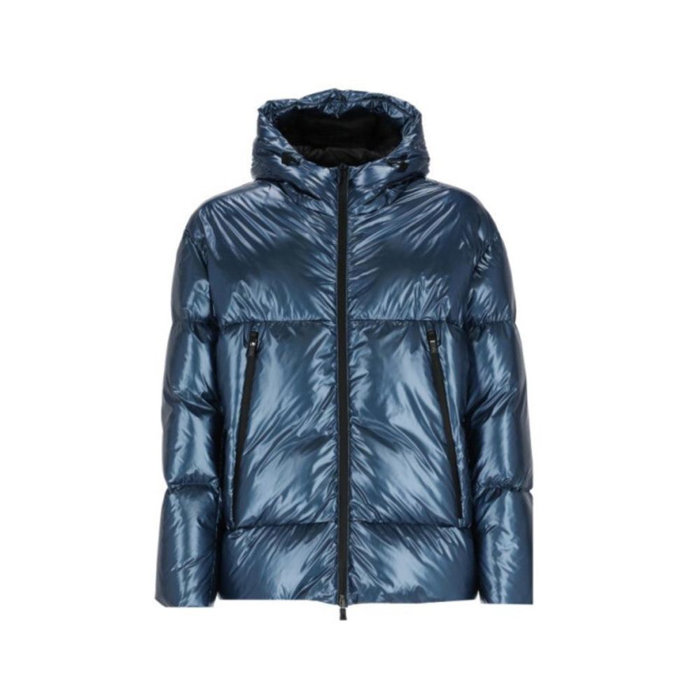 Herno Full-Length Blue Polyamide Jacket