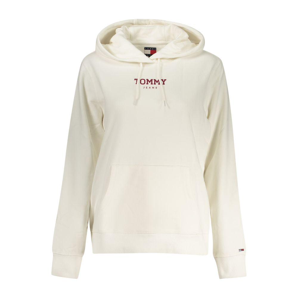 Tommy Hilfiger Women's White Cotton Sweatshirt