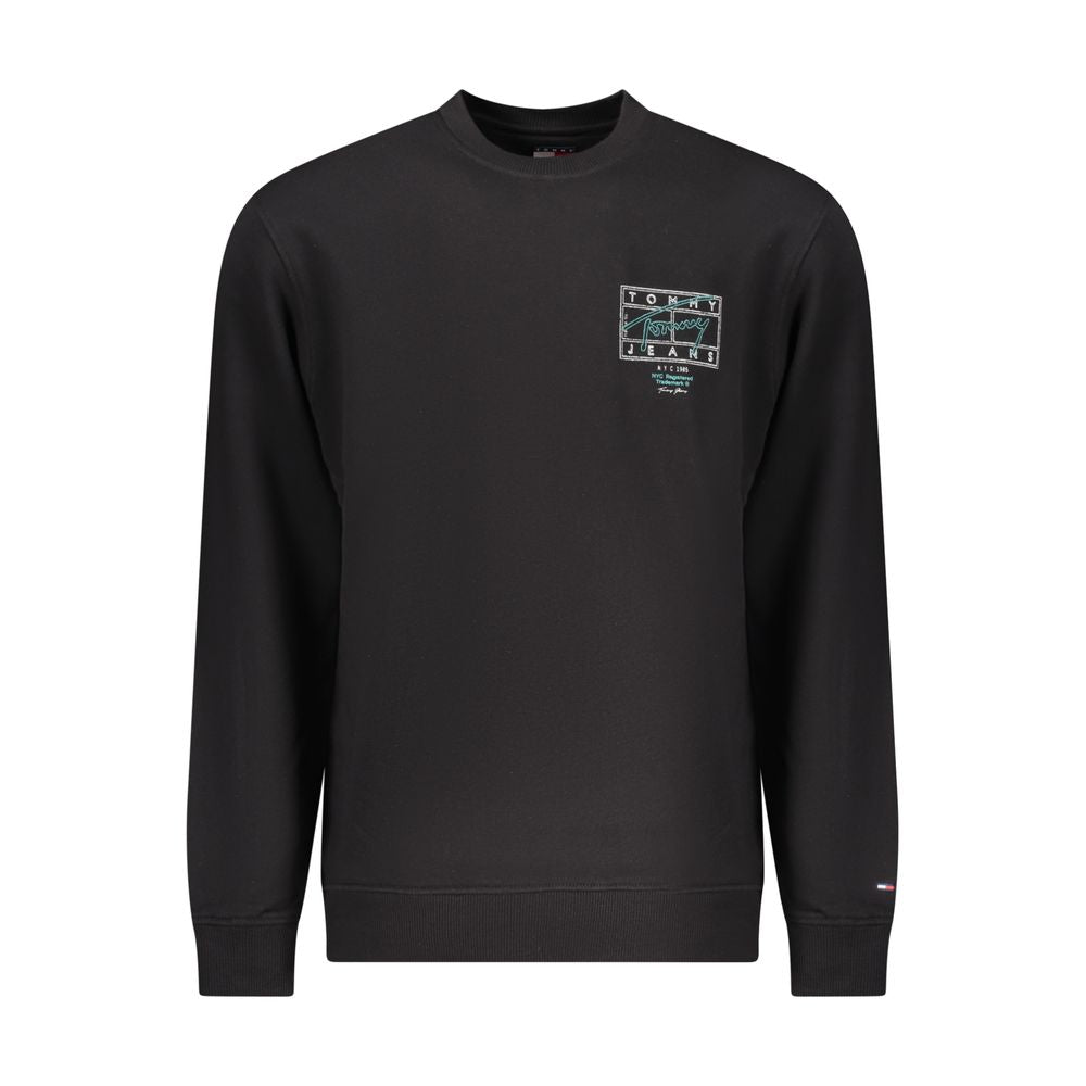 Tommy Hilfiger Schwarzer Baumwoll-Herren-Sweatshirt