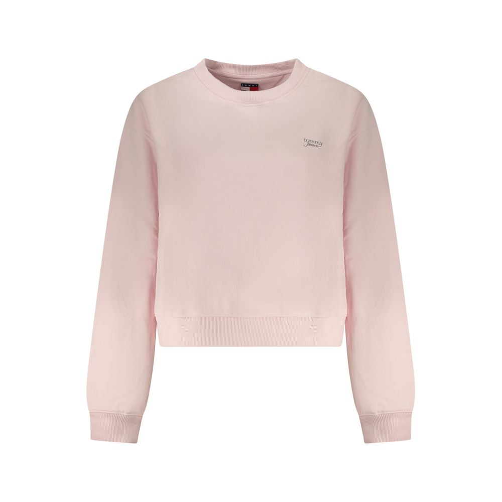 Tommy Hilfiger Damen-Sweatshirt aus rosa Baumwolle