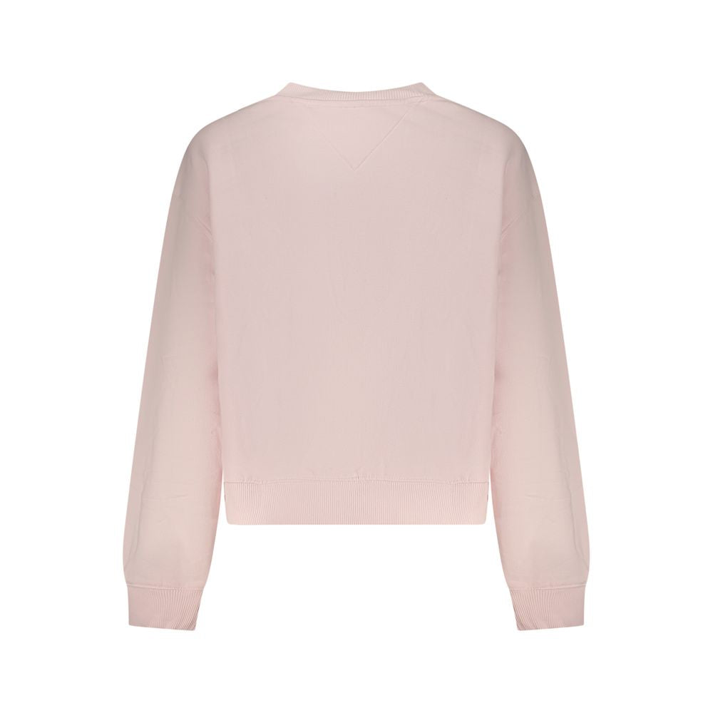Tommy Hilfiger Damen-Sweatshirt aus rosa Baumwolle