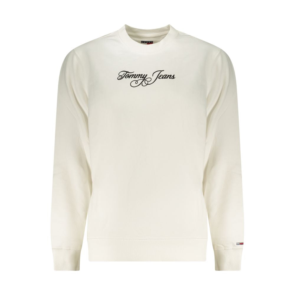Tommy Hilfiger Women's White Cotton Sweatshirt
