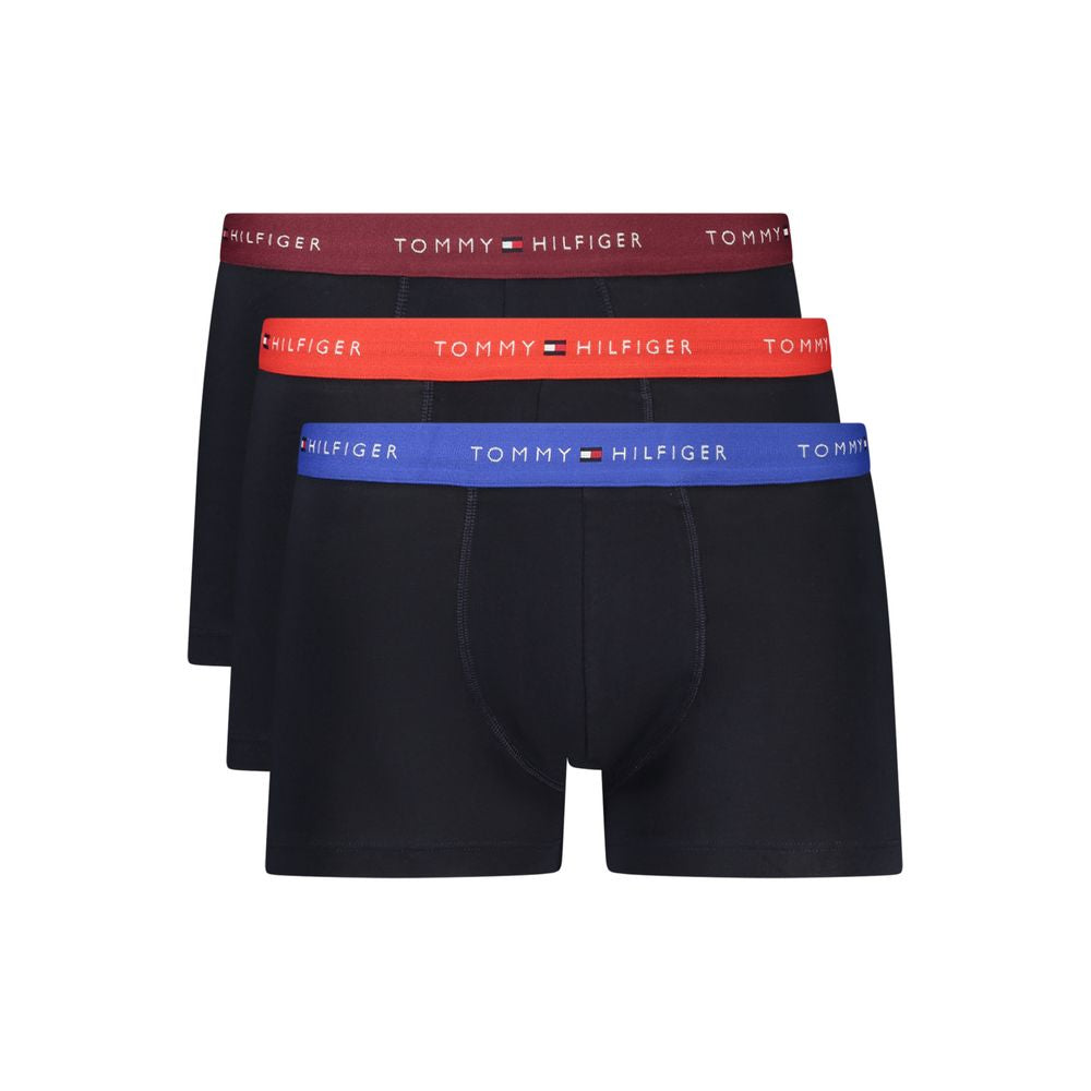 Tommy Hilfiger Men's Black Cotton Boxer Briefs