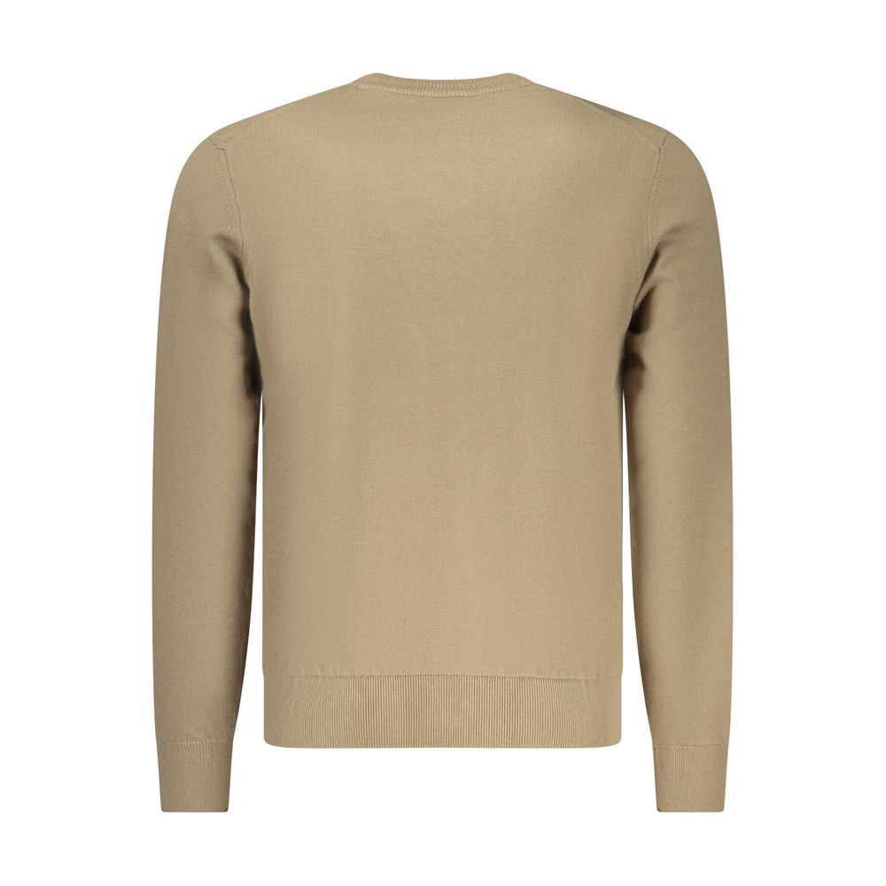 Hugo Boss Men's Brown Cotton Pullover