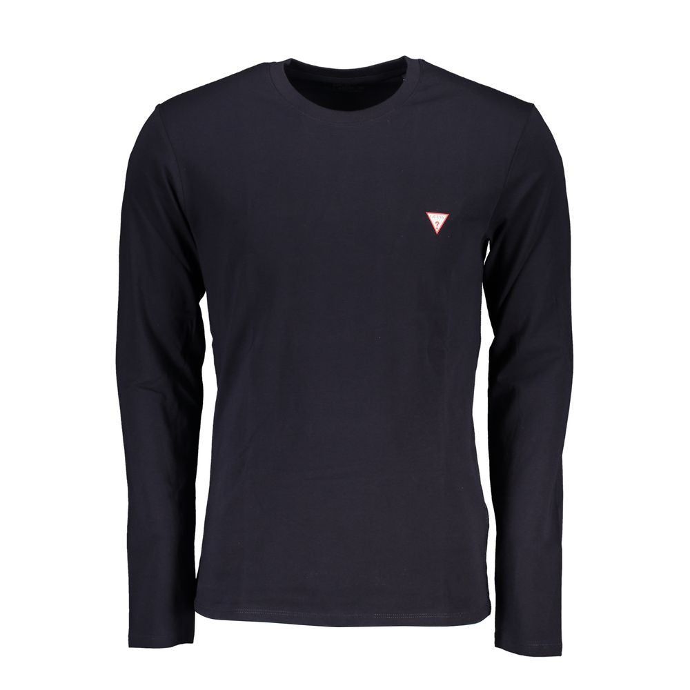 Guess Men's Blue Cotton T-Shirt