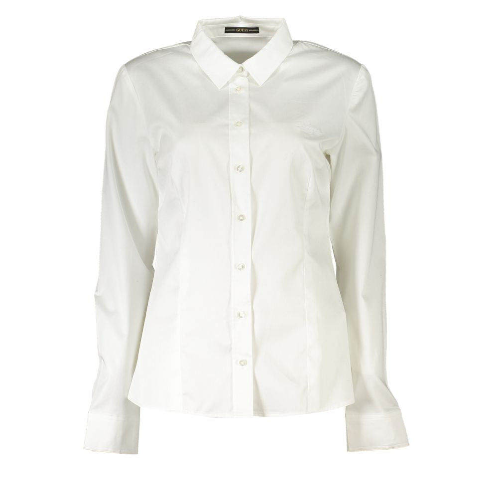 Guess Women's Cotton Shirt in White