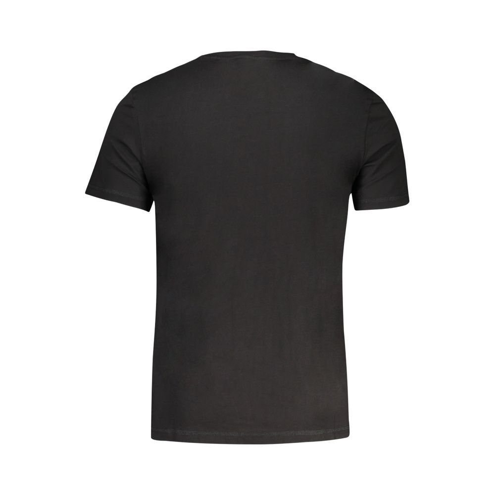 Guess Jeans Nero Baumwoll-T-Shirt für Herren