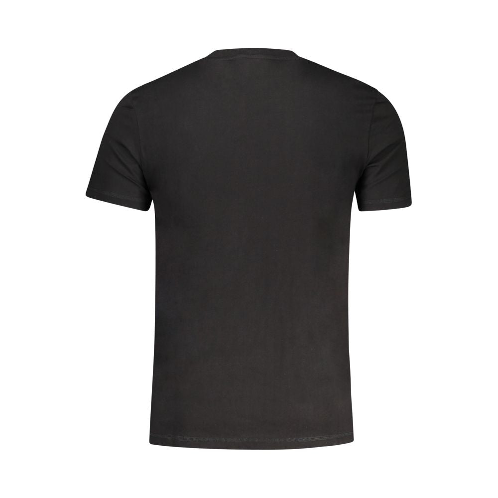 Guess Jeans Nero Baumwoll-T-Shirt für Herren