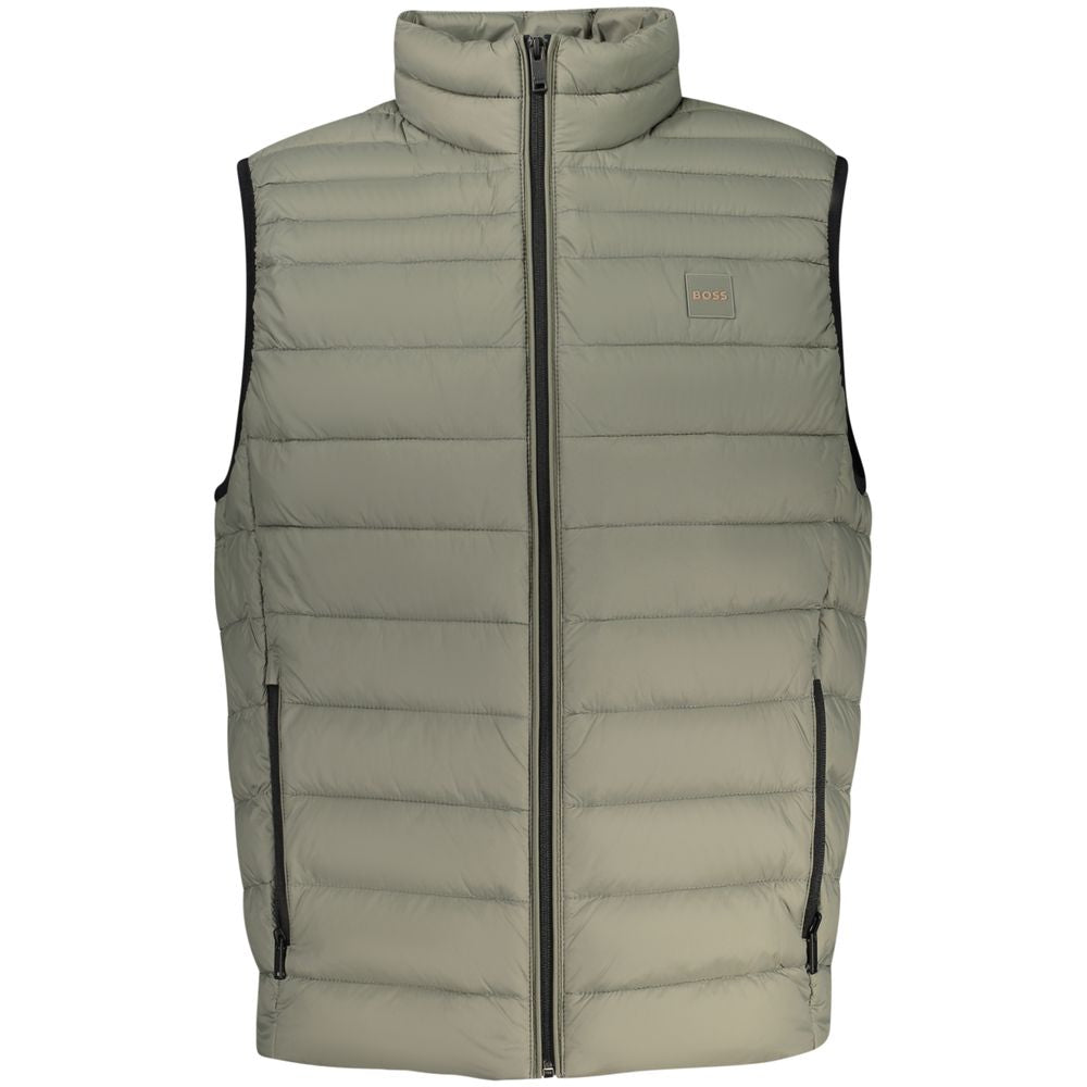 Hugo Boss Men's Jacket in Green Polyamide