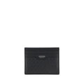 Ferragamo Schwarzes Kalbsleder Bos Taurus Portemonnaie