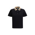 Burberry Schwarzes Baumwoll-Poloshirt