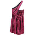 Saint Laurent Short Fuchsia Viscose Dress