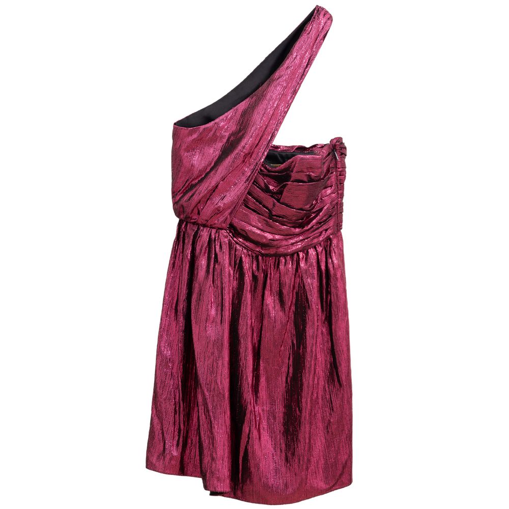 Saint Laurent Short Fuchsia Viscose Dress