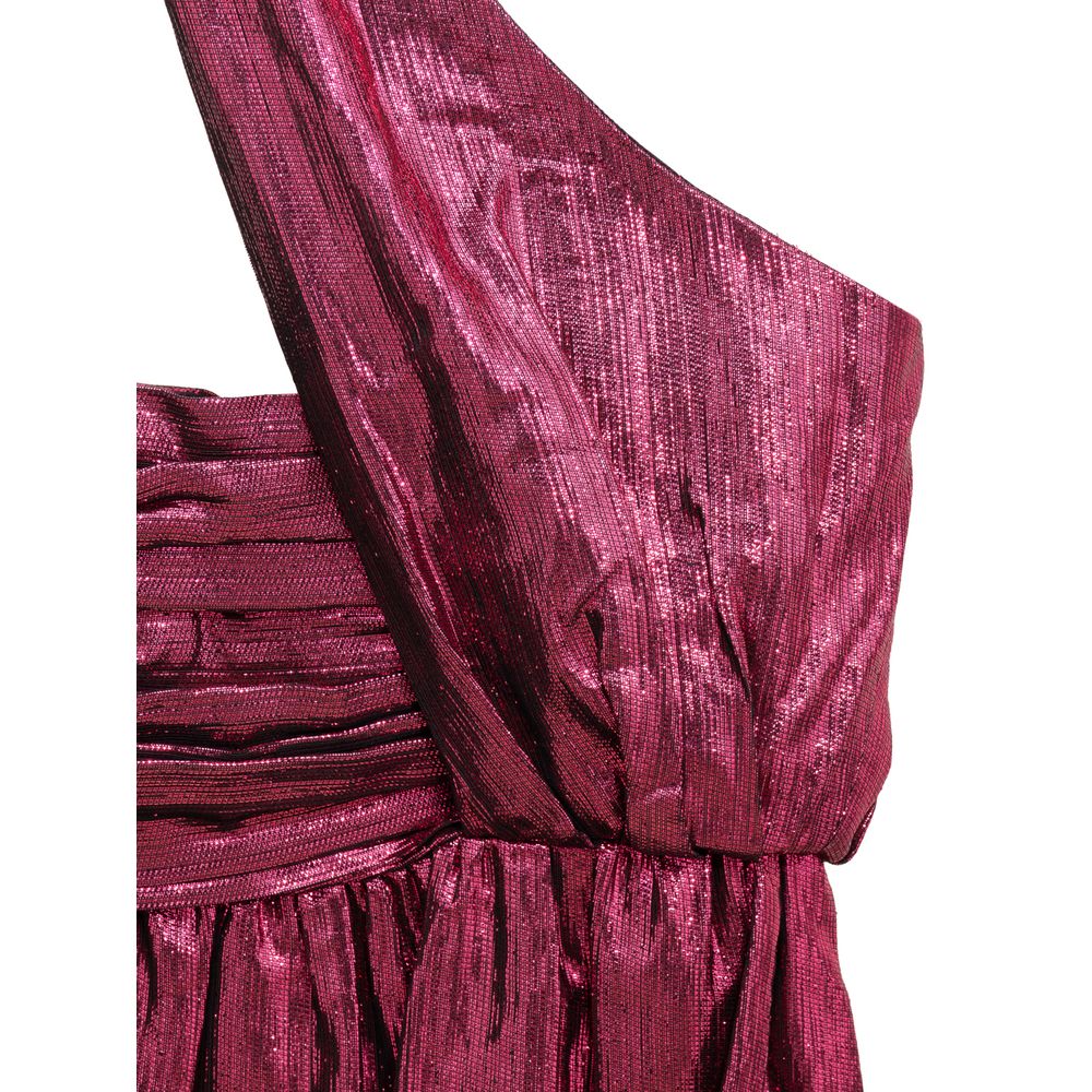Saint Laurent Short Fuchsia Viscose Dress