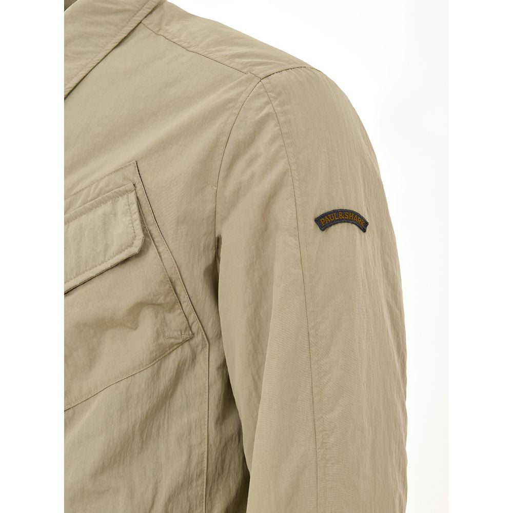Paul & Shark Beiger Mantel aus Polyester