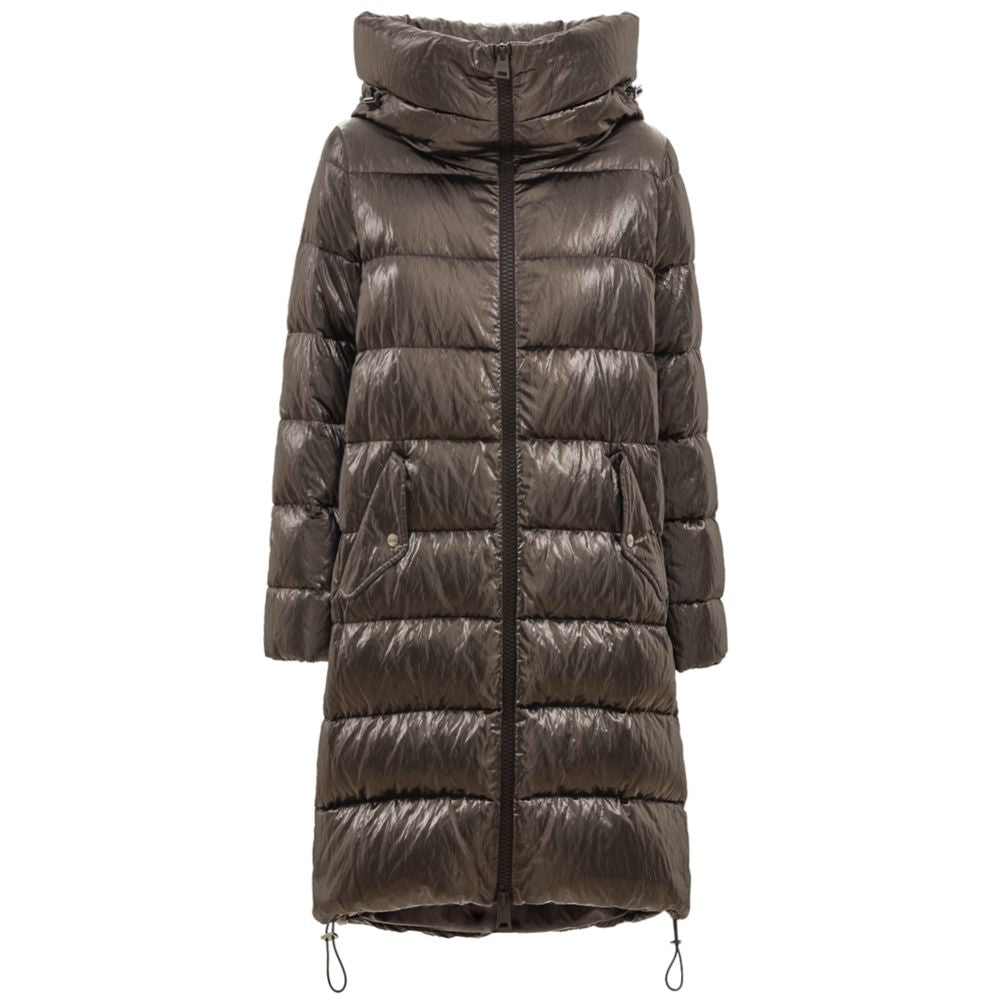 Herno Grauer Parka aus Viskose