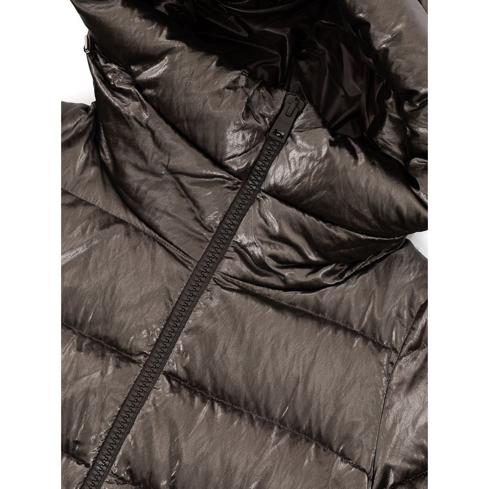Herno Grauer Parka aus Viskose