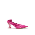 Bottega Veneta Fuchsia Leder-Slipper