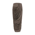 Magda Butrym Copper Brown Midi Skirt