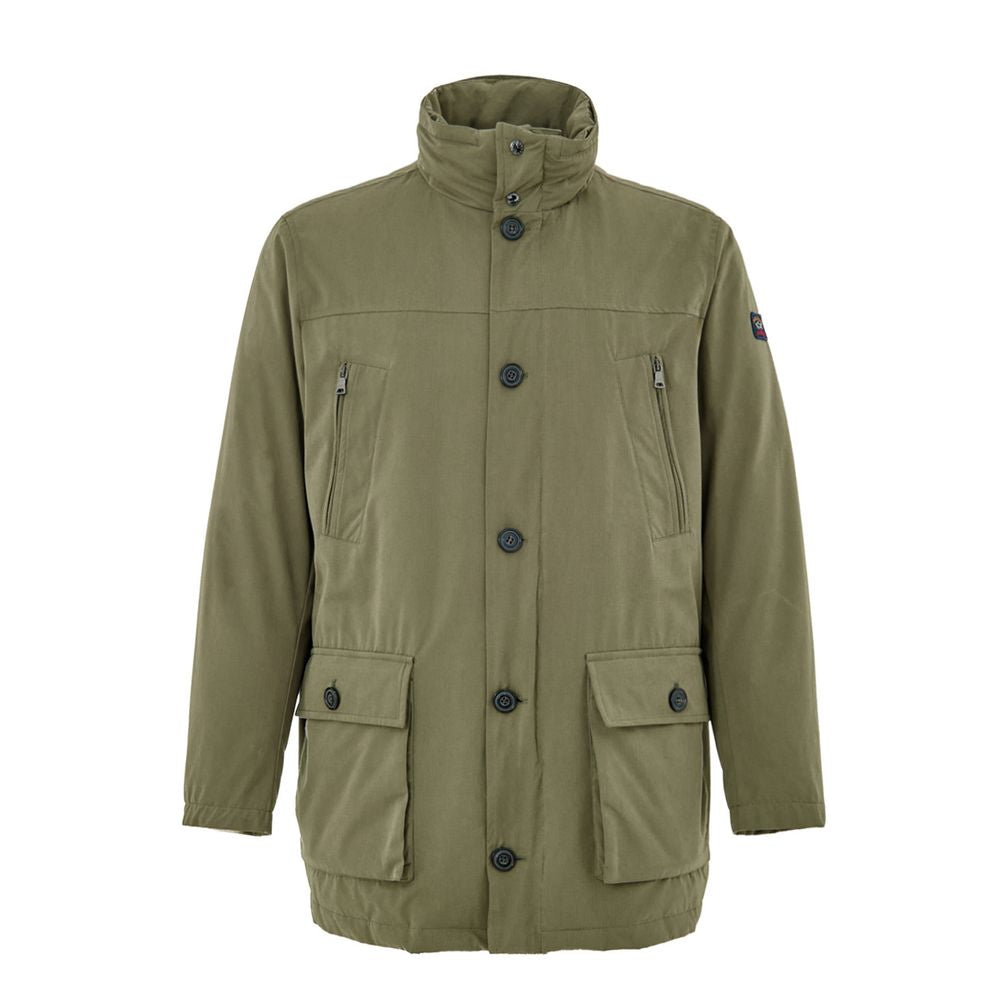 Paul & Shark Grüner Polyester-Mantel