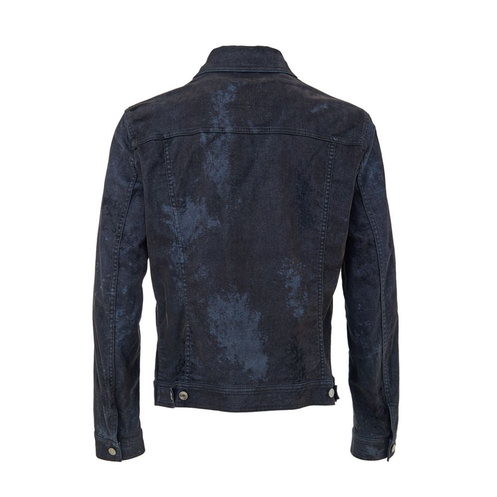 Dolce & Gabbana Graue Baumwoll-Denimjacke