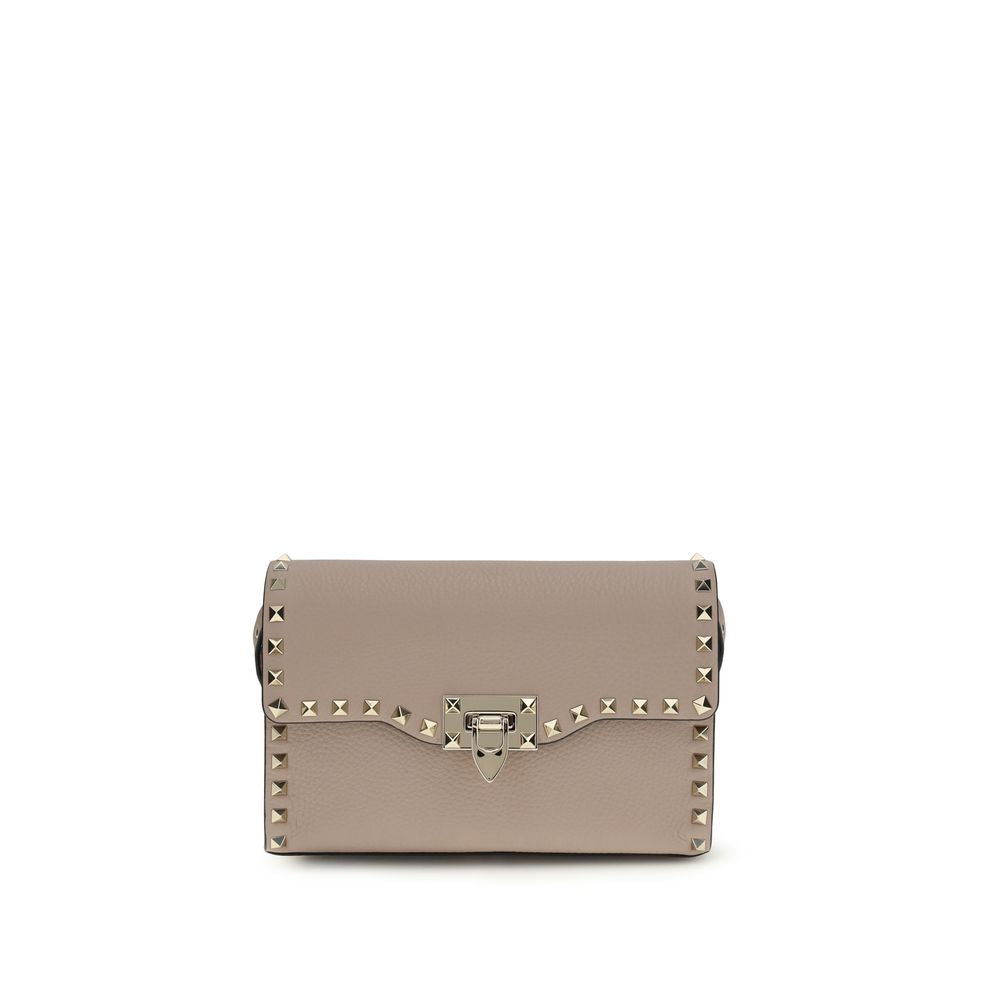 Valentino Garavani Multicolor Calf Leather Bos Taurus Schultertasche