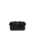 Valentino Garavani Black Lambskin Shoulder Bag Ovis Aries Aries