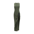 Coperni Zweifarbige Polyester-Freizeitkleid
