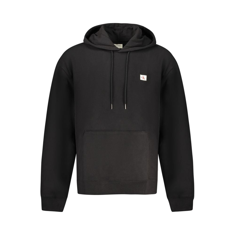 Calvin Klein Schwarzer Herren-Kapuzenpullover aus Baumwolle
