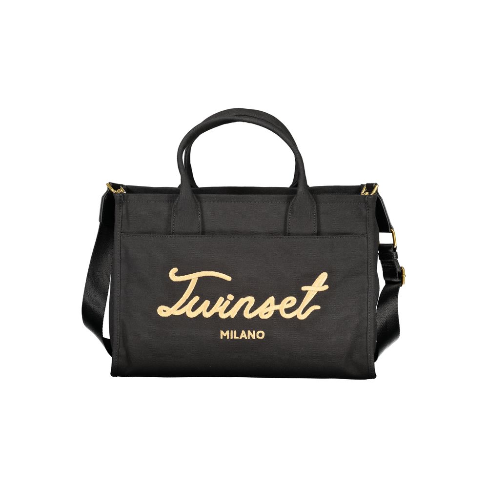 Twinset Nero Baumwoll-Damentasche