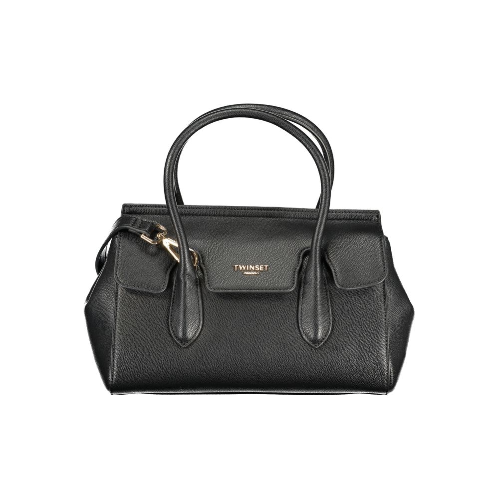Women's Twinset Handbag in Nero Polyurethane