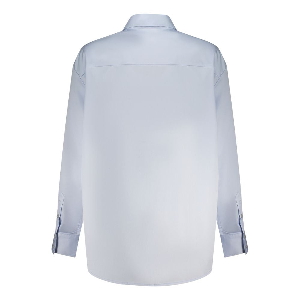 Guess Jeans Azzurro Baumwoll-Damenhemd