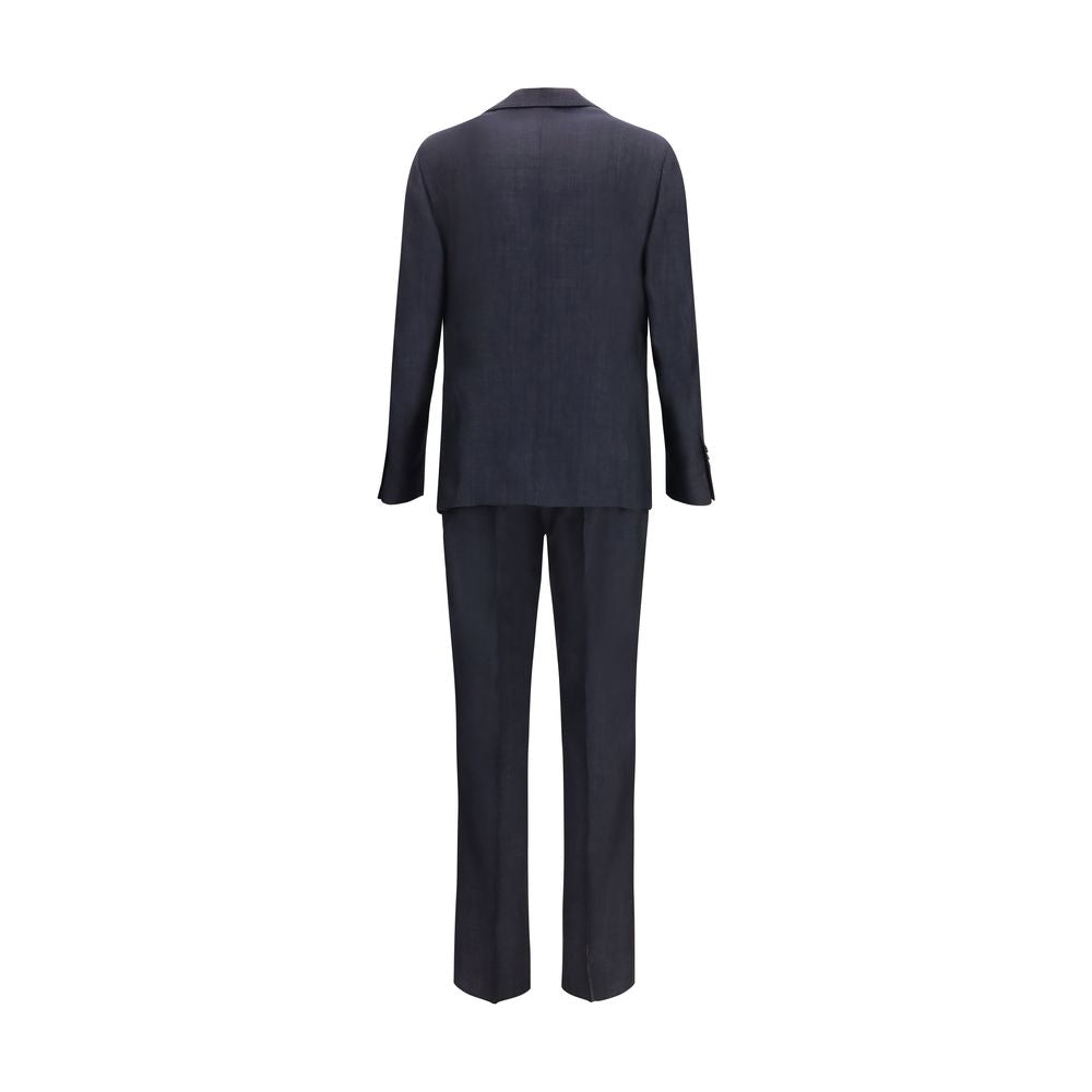 Lardini Blauw Baumwoll Anzug Zweiteilig