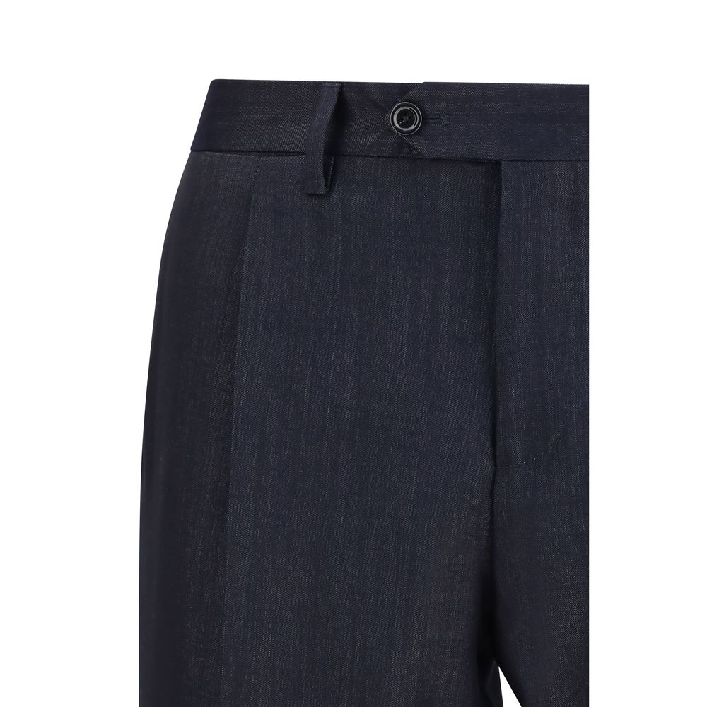 Lardini Blauw Baumwoll Anzug Zweiteilig