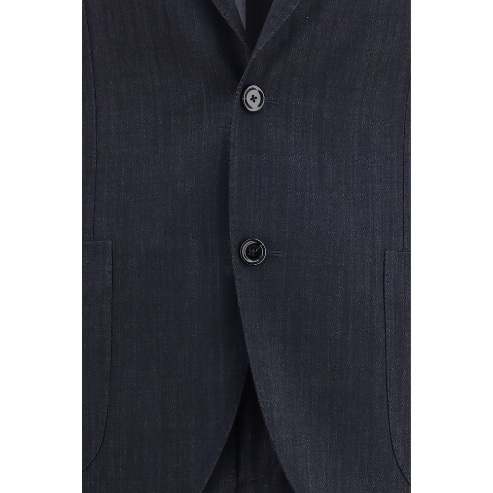 Lardini Blauw Baumwoll Anzug Zweiteilig