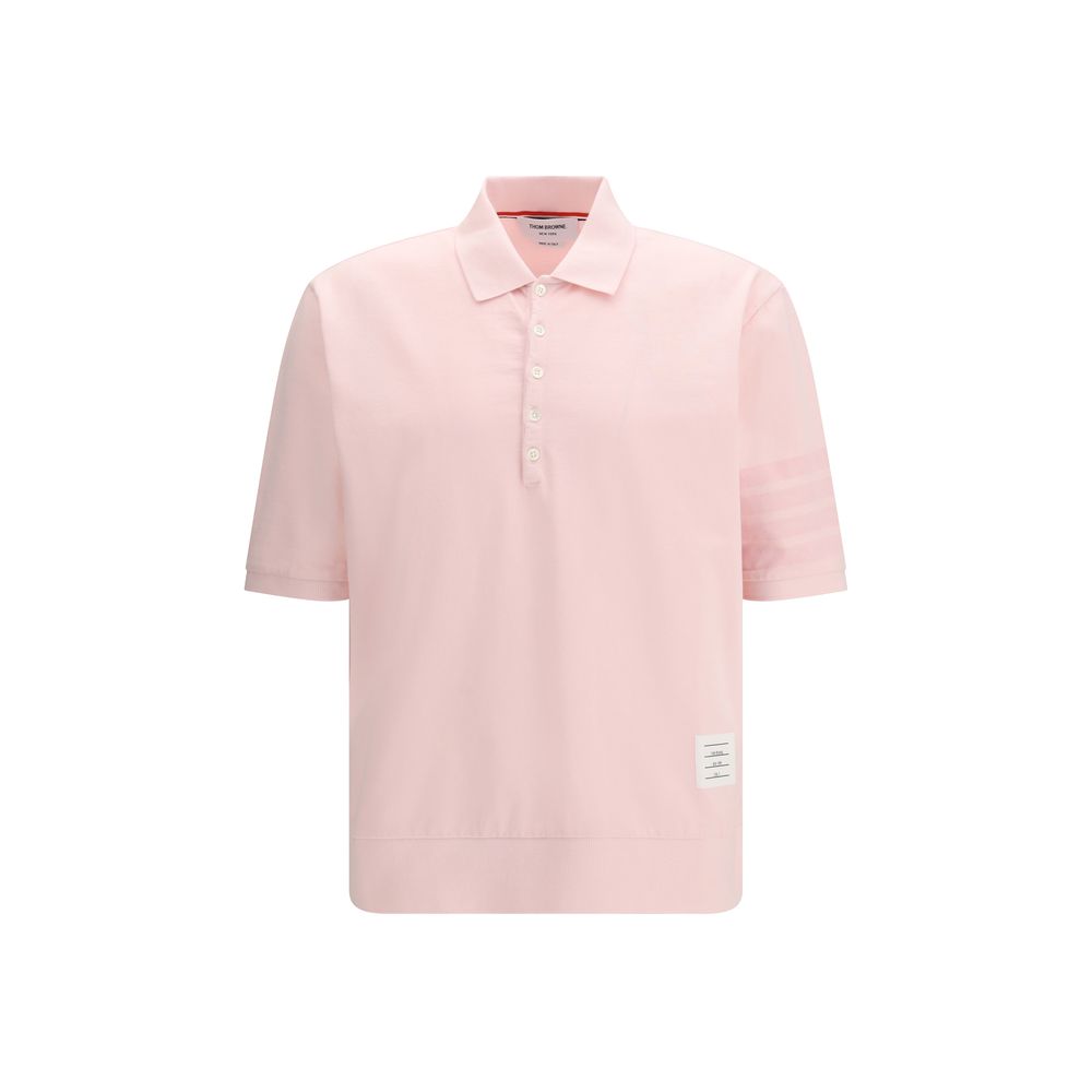 Thom Browne Mehrfarbiges Baumwoll-Polohemd