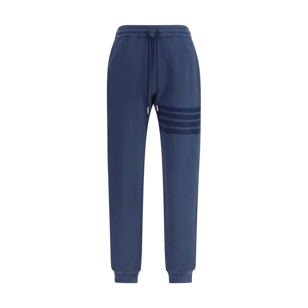 Thom Browne Blue Cotton Lounge Trousers