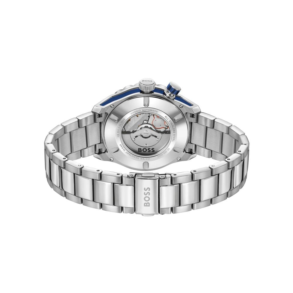 Hugo Boss Grey Stainless Steel Dress Watch