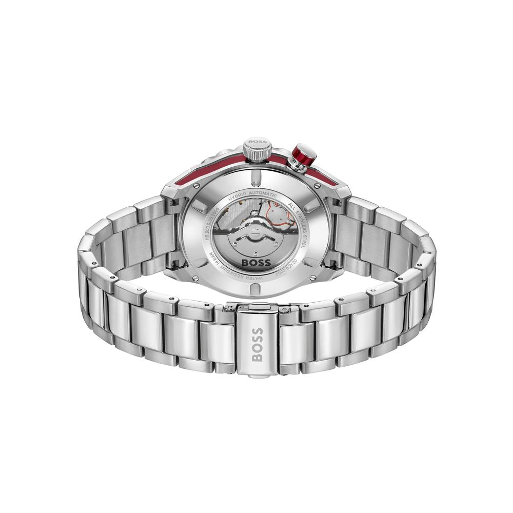 Hugo Boss Grey Stainless Steel Dress Watch