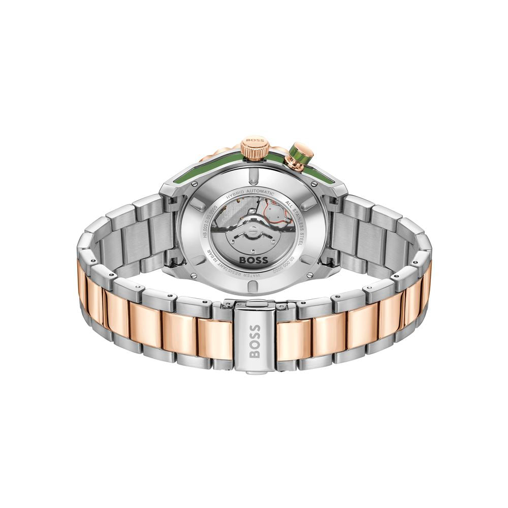 Hugo Boss Grey Stainless Steel Dress Watch