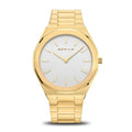 BERING Gold-Tone Stainless Steel Dress Watch