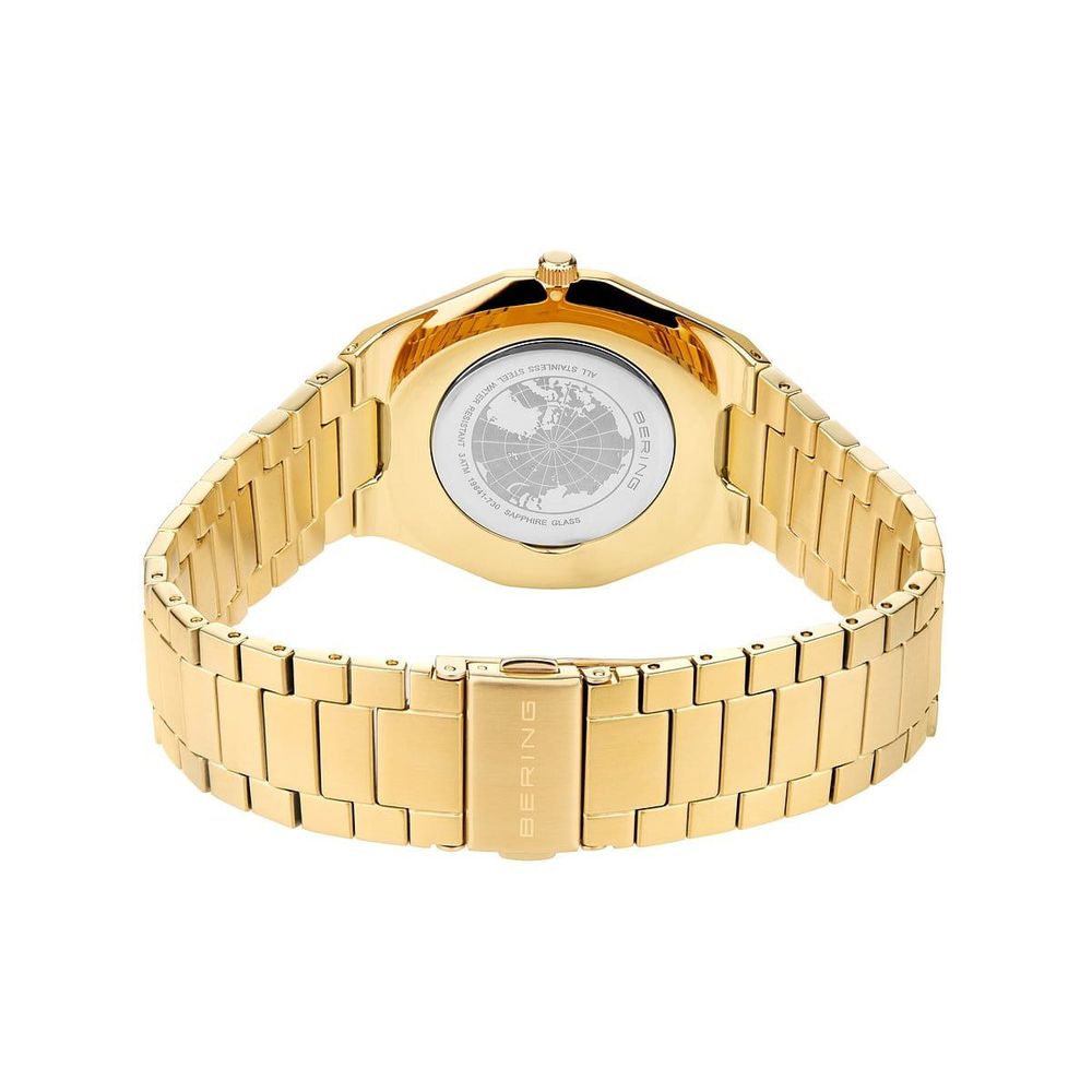 BERING Gold-Tone Stainless Steel Dress Watch