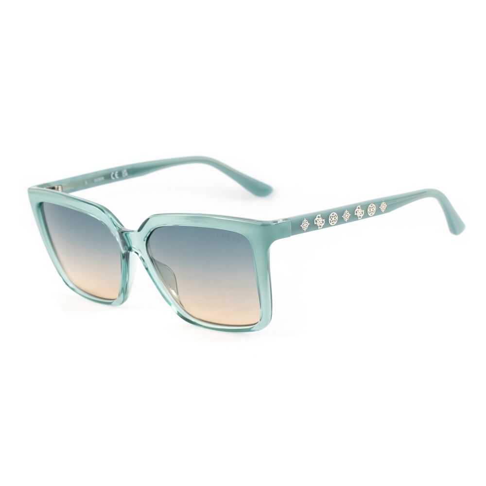 Guess Sonnenbrille aus blauem Harz