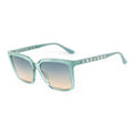 Guess Sonnenbrille aus blauem Harz